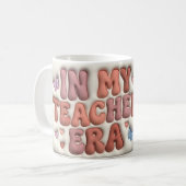 Mug Rétro Classique 11oz de Mon Ère d'Enseignant (Devant gauche)