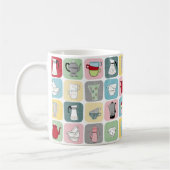 Mug Retro Coffee Pots and Cups (Gauche)