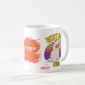 Mug Retro Colorful Funny Poodle Chien (Devant droit)