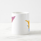 Mug Rétro conception de vol d'aviation d'avion de (Centre)