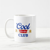 Mug Retro Cool Grandpa Club Family Matching Father's D (Gauche)