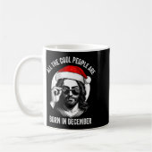 Mug Retro Cool People Are Born In December Christian C (Gauche)