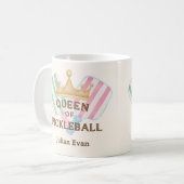 Mug Retro County Club Queen of Pickleball (Devant gauche)