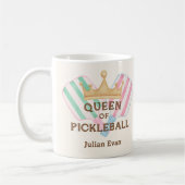 Mug Retro County Club Queen of Pickleball (Gauche)