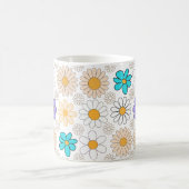 Mug Retro Daisy Motif Simple.01. Aucun groupe (Centre)