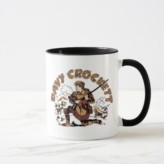 Mug Retro Davy Crockett (Droite)