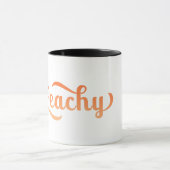 Mug Rétro de mode graphique vintage ABRICOT (Centre)