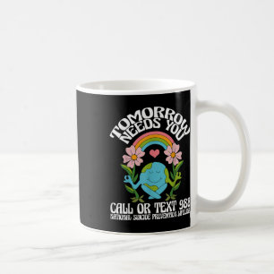 Mug Rétro Demain a Besoin de Vous 988 Prévention du Su