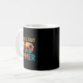 Mug Retro Dernier Jour D'École Sortie Pour Enseignant (Devant gauche)