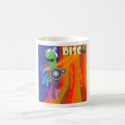 Mug Retro Disco Party les années 70 Funk Art