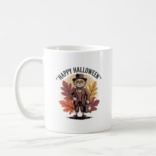 Mug Retro Docteur Halloween (Gauche)