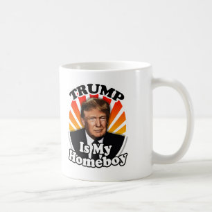 Mug Retro Donald Trump est mon héros pour le président