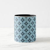 Mug rétro du centre-ville, bleu clair (Centre)