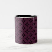 Mug rétro du centre-ville, violet foncé (Centre)