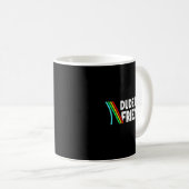 Mug Retro Dude I Said Friendly Funny (Devant droit)