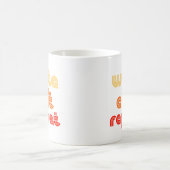 Mug rétro écrire modifier répéter (Centre)