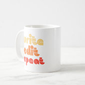 Mug rétro écriture modification (Devant gauche)