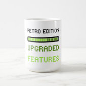 Mug Retro Edition Upgraded Features Pixel Art Gaming  (Centre)