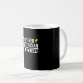 Mug Rétro Electrician Fix It Yourself Funny Venin (Devant droit)