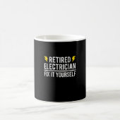Mug Rétro Electrician Fix It Yourself Funny Venin (Centre)