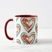 Mug Rétro en forme de coeur (Gauche)