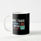 Mug Retro Enseignant Valentine Va Échanger Des Étudian (Gauche)