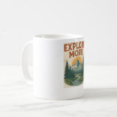 Mug Retro "Explore More" Mountain Adventure (Devant gauche)