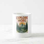 Mug Retro "Explore More" Mountain Adventure (Centre)