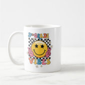 Mug Rétro Femmes Bienvenue Retour À L'École Professeur (Gauche)