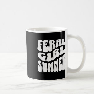 Mug Retro Feral Girl été Super maman tante femmes Ado
