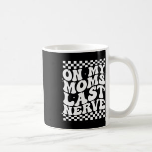 Mug Rétro Fête des mères sur mes mamans Dernière Nerve