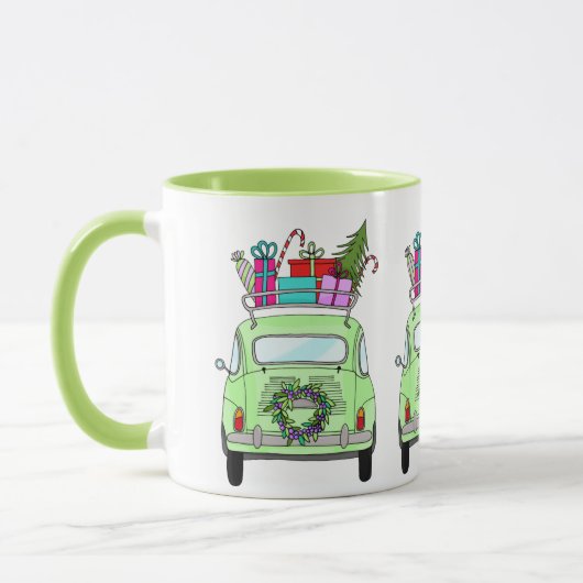 Mug Rétro Fiat 500 (Gauche)