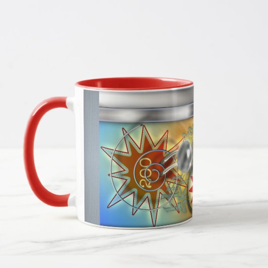 Mug Rétro flipper drôle (Gauche)