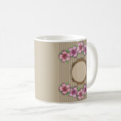 Mug Rétro , floral (Devant droit)