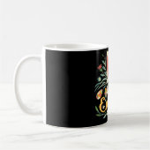 Mug Retro Floral Happy Easter Bunny Boho Spring (Gauche)