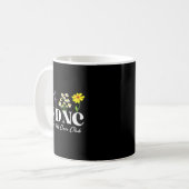 Mug Retro Floral Wdnc We Do Not Care Club  (Devant gauche)