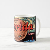 Mug Retro Florida Orange (Devant droit)