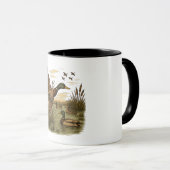 Mug Retro-Flying-Mallard-Duck-Hunting (Devant droit)