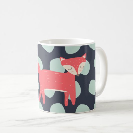 Mug Retro Fox (Devant droit)