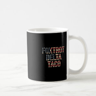 Mug Retro Fox Rouge Delta Taco Drôle Trump Résister Vi
