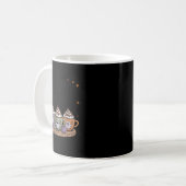 Mug Retro Freshly Boo'd Coffee Lovers Boujee Ghost Hal (Devant gauche)