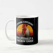 Mug Retro Funny Chicken Lover Gift – I Raise Chickens (Gauche)