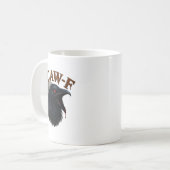 Mug Retro Funny F Caw F Crow Et Bird Moon (Devant gauche)