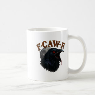 Mug Retro Funny F Caw F Crow Et Bird Moon