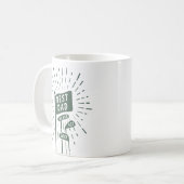 Mug Retro Funny Meilleur Papa Par Parcours De Golf (Devant gauche)