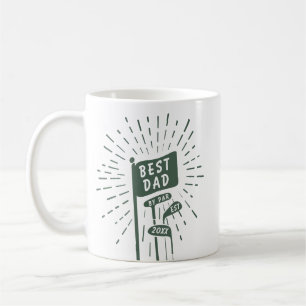 Mug Retro Funny Meilleur Papa Par Parcours De Golf