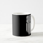 Mug Retro Funny Qr Trump Code de danse (Devant droit)