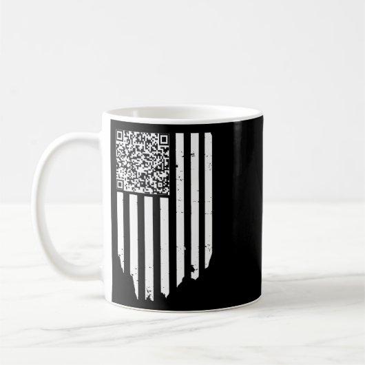 Mug Retro Funny Qr Trump Code de danse (Gauche)