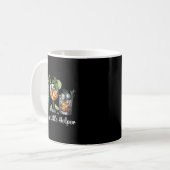 Mug Retro Funny Santa's Little Helper Martini Merry Ch (Devant gauche)