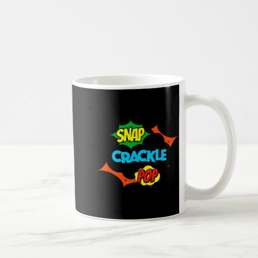 Mug Retro Funny Snap Crackle P Quote Relax Meme Game (Droite)